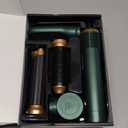 5 in ONE Hair Dryer Brush, Blow Dryer Curling Wand Hair Styling Tools Set (Green)