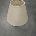 Aspen Creative 32030B Transitional Empire Shape Spider Construction Lamp Shade in Eggshell, 6" Top x 12" Bottom x 9" Slant Height