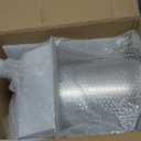 8" White Dryer Vent Cover - 304 Stainless Steel Wall Cap, Screen and Damper