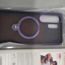 TORRAS Q3 Spin for Samsung Galaxy S26 Ultra Case, 360 Magnetic Stand, Compatible with Magsafe, Slim S26 Ultra Case with Kickstand, Aesthetic for Women, Translucent Frosted Purple