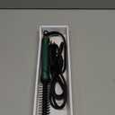 Mini Thermal Round Brush, 0.35 Inch Barrel Volume Heat Styling Brush for Men and Women Short Thin Curly Straight Hair, Heated Curling Iron,12 Temperature Setting (0.95 Inch with Bristles)