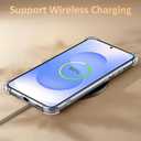 Christmas Phone Case for Samsung Galaxy S25 - Clear Soft Flexible TPU Protective Case with Gingerbread Man Design, Anti-Slip Shockproof Holiday Cover for Boys Girls (6.1 Inch)