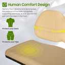 10L0L Golf Cart Front Seat Cushion & Backrest Assembly for Club Car Precedent 2004-2011, Premium Soft Sponge Replacement Kit, Comfortable and Supportive