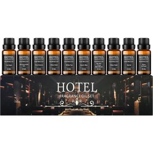 Hotel Collection Diffuser Essential Oil Gift Set,Hotel Scents for Home,Stress Relief Air Freshening,My Way,The Beach Villas and Other Luxury Hotel Scents