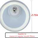 Mason Jar Pour Spouts. free flow Mason Jar Pour Spouts, mason jar for spout regular mouth size 70mm dispenser germination cover. Suitable for any liquid. LeakProof 10Pack + 20 Black Lid Caps (10