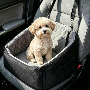 Dog Car Seat for Small/Medium Dogs, Dog Booster Seat with Washable Cover