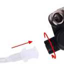 Covert Acoustic Tube Walkie Talkie Earpiece Surveillance Headset with Mic Compatible with 2 Pin Kenwood Two Way Radio