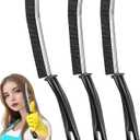 3Pcs Hard-bristled Crevice Cleaning Brush, Multifunctional Thin Gap Scrub Brush, Bathroom Cleaner Tools for Household Use, Kitchen, Window, Toilet, Grout, Faucets, Car