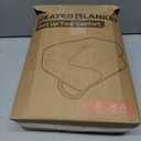 Electric Heated Blanket 72"x84" Full Size Flannel & Sherpa - 4 Heat Settings & 10H Auto Shut Off for Safe Overnight Use, Fast Heating, Machine Washable for Bed, Couch, Office - Red