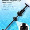263055 Piston Shaft Assembly Kit Compatible with Pentair Push Pull Slide Valves Models 263064, 263052, 263053, 263078 and 263079