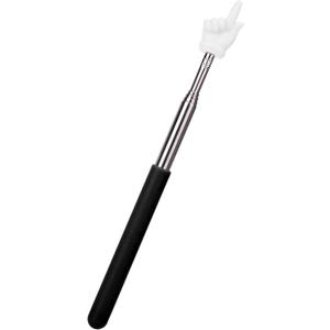 Extendable Finger Pointer Stick, School Collapsible Telescoping Long Hand Pointing Stick, Classroom Must Have Supplies Essentials, Black
