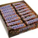 Snickers Single Bar Chocolate Candy, 48 bars of 1.86oz each. (EXP 10/01/26)