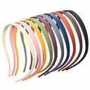 10 Pack Flex No Pressure Headbands for Women - Comfortable Plastic Headbands with Teeth (10 PCS-Matte|Multicolors)