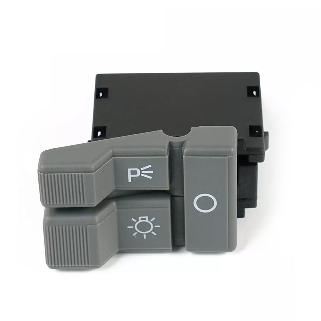 Headlight Headlamp Switch Compatible with Chevrolet GMC Suburban Blazer Yukon 1990-1994 C1500 C2500 C3500 K1500 K2500 K3500 | Replaces# 15693548, 10496908, 19245089 (Gray)