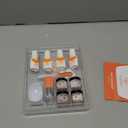 Modelones Dip Powder Nail Kit, 4 Colors Nude Pink Glitter Dipping Starter Set with Liquid and Complete Accessories for French Nails Art Salon DIY at Home Manicure