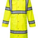 Portwest Hi-Vis Reversible Raincoat - UH447, Yellow/Black, XL