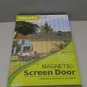 Magnetic Screen Door - Fit for Door Size:36 x 82 Inch, Screen Itself Size:38"x83", Hands Free Mesh Partition,Heavy Duty Curtain Keeps Bugs Out, Frame Hook & Loop, Pet and Kid Friendly (Polyester-Black)