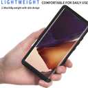 Lanhiem Galaxy Note 20 Ultra Case, IP68 Waterproof Dustproof Shockproof Case with Built-in Screen Protector, Full Body Sealed Underwater Protective Cover for Samsung Note 20 Ultra 6.9 inch, Black