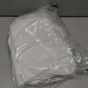 COOFANDY Men's Henley Shirt Short Sleeve Stand Collar Summer Casual Beach Hippie T-Shirts (White, XL)