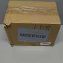 Frebeauty Acrylic Jewelry Organizer Earring Organizer Box with 5 Drawers Earring Holder Organizer with Velvet Trays Clear Jewelry Box for Women Earring Display for Rings Studs(Beige)