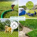 Landscape Staples U4Inch 160Pack,Galvanized Garden Stakes Yard Stakes Garden Staples Prefect for Weed Barrier Fabric,11 Gauge Landscape pins for Tent,Balloons, Irrigation Tube.