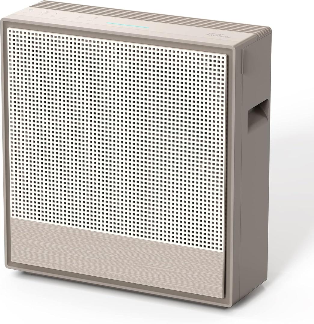 COWAY Air Purifiers for Home Large Room Up to 1,860 ft, Washable Pre-Filter and True HEPA Filter for Smoke, Allergies, Pet Dander, Odor, AQI, Smart & Rapid Mode, Timer