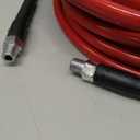 Sewer Jetter Kit for Pressure Washer 50 FT, Drain Cleaner Hose with Power Washer Gun, 1/4 Inch NPT Corner, Rotating and Button Nose Sewer Jetting Nozzle,Waterproof Tape, Pearl Corsage Pin, Spanner