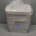 10 Pack Plastic Storage Bins with Lids, Stackable Plastic Storage Baskets for Organizing with Handles, Organizer Bins with Labels for Room, Craft, Containers for Pantry Organizers and Storage