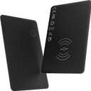 Wallet Tracker Card, Wireless Rechargeable and Reusable Smart Track Card Works with Apple Find My(iOS Only), Bluetooth Finder Card for Wallet, Luggage Tags and More (1 Pack)