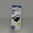 Philips USB C to HDMI Adapter, 4k 60 Hz USB Type C to HDMI Adapter for Monitor, MacBook Pro, MacBook Air, iPhone 16 Series, 15 Series, iPad Pro, Multiple Monitors Connector Cable, Black, SWU7114A/27