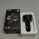 USB C Car Charger Fast Charging 200W, Dual PD 100W Type C Car Charger, PD3.0/QC4.0/PPS Cigarette Lighter Adapter for iPhone 16/15/14/13/12, Galaxy S22/S21 Ultra, MacBook, Laptop etc