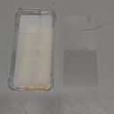 for BLU View 5 Phone Case with Tempered Glass Screen Protector,Slim Soft Silicone Full-Body Protective Case for BLU View 5 (Clear)