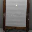 A Frame Chalkboard by HBCY Creations: 20x30 Solid Wood A-Frame Sign Rustic Brown Double-Sided Magnetic Board,Chalkboard Menu Board, for Restaurants, Cafs, Weddings - Heavy Duty Hinges (1- Torched Brown)