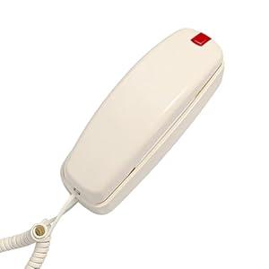 Landline Phones for Home, Corded Phone Requires No Power, Vintage Princess Phone Features Backlit Buttons, Works During Power Outages, Volume Control, Retro Wall Phone - Beige Telephone