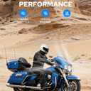 Benlari Windshield 10" Tint Round Windscreen Fit for 1996-2013 Harley Davidson Touring Street Glide Electra Glide Tri Glide FLHT FLHX FLHTK FLHTC FLHTCU