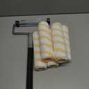 6pcs House Paint Roller Kit, 9 inch Extendable Roller Frame with 5 Microfiber Roller Covers 1/2" Nap, Adjustable Painting Roller (18" - 36") for Walls, Ceilings, Floor, Home Painting Supplies