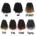 Yanky Twist Crochet Hair 10 Inch 10 Packs Pre-Twisted Brown Micro Spring Twist Boho Senegalese for Black Women(4#, Total 200 Strands)