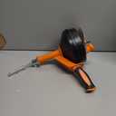 Drain Auger 25Ft Manual-feeding Plumbing Snake w/Drill Attachment Clog Remover Toilet Sewer Pipe Dredge for Home