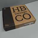 Round Decorative Tray - 12 Inch Round Black Tray with Gold Metal Handles - Stain Resistant Serving Trays for Decor - Decorative Trays for Coffee Table, Ottoman, Bar, Vanity, Kitchen, Bedroom & More