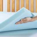 Best Price Mattress 3 Inch Ventilated Memory Foam Mattress Topper, Cooling Gel Infusion, CertiPUR-US Certified, Dorm Essentials, Full