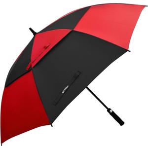 ACEIken Golf Umbrella Large 68 Inch Automatic Open Golf Umbrella Extra Large Oversize Double Canopy Vented Umbrella Windproof Waterproof for Men and Women