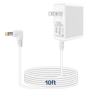 EGK 6V AC Adapter for Omron Blood Pressure Monitor (All Series), Hem-ADPTW5 USA UL Listed Charger Replacement, 10Ft Power Cord