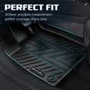 Floor Mats & Cargo Liner for 2023 2024 2025 2026 Honda Accord (Include Hybrid) All Weather Protection TPE Rubber Full Set Automotive Floor Liners for Accord Accessories, Odorless Anti-Slip, Black