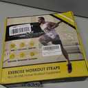 Home Resistance Training Kit, Resistance Trainer Exercise Straps with Handles, Door Anchor and Carrying Bag for Home Gym, Bodyweight Resistance Workout Straps for Indoor & Outdoor (Yellow)
