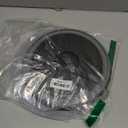 LekDrok Microwave Food Cover with Mat 12 Inch, Mat as Bowl Holder, Cover for Splatter Guard, Collapsible Lid for Plate Dish, Multi-Purpose Silicone Mat & Kitchen Colander Gadget for Meal Prep,Charcoal