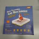 KONE 45 Count Litter Box Liners, Pet* Scoopfree Self-Cleaning Box Liners, Automatic Kitty Litter Bags, Thickened & Leak-Proof Drawstring Cat Litter Waste Bags, Disposable Refill Tray Rectangle Bags