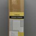 UNISHADES No Drill Cordless Roman Shades, Room Darkening, 29×48 in Beige