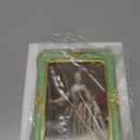 SYLVIA'S SHOP Vintage 5x7 Picture Frame, Antique Ornate Photo Frame, Table Top Display and Wall Hanging Home Decor, Old Fashioned Gorgeous Photo Gallery Art Deco, Green with Gold