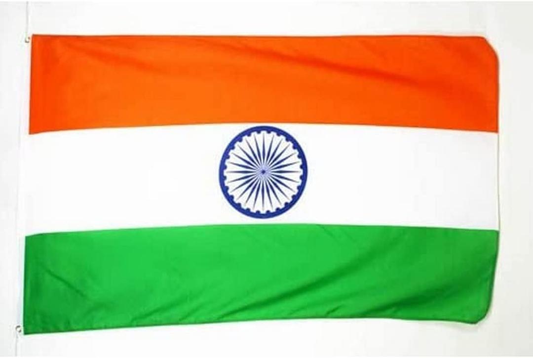 AZ FLAG - India Flag - Large 5x8 Ft - 100D Polyester Indian Big Banner with Two Metal Grommets - Fade Resistant - Vivid Colors - 5' x 8' Feet - 250x150 Cm