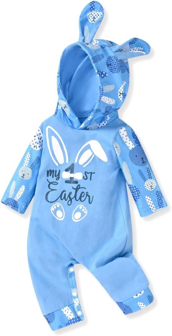 Aalizzwell Newborn Baby Boys Girls Easter Romper, Size 52
